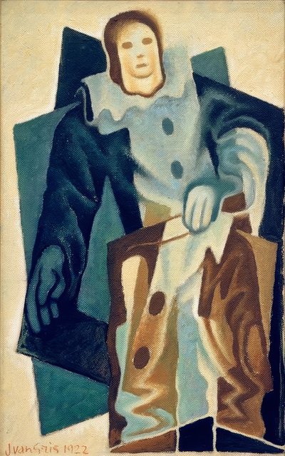 Pierrot by Juan Gris
